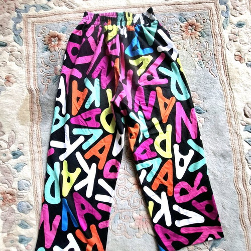Karavan fabric pants multicolor like new, size S