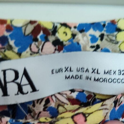 Zara maxi skirt with floral print, XL