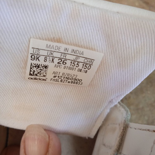 Stan Smith Adidas sneakers size 26 used, white and pink