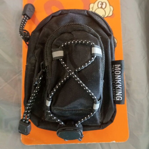 Belt bag unused, black, waist type