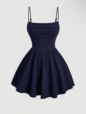 Navy Blue Dress Shein Size S New