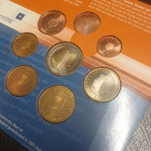 Nederland 2004 charity pack euro coin set