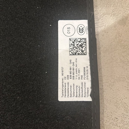 Audi Q3 2022+ Original Floor Mats new