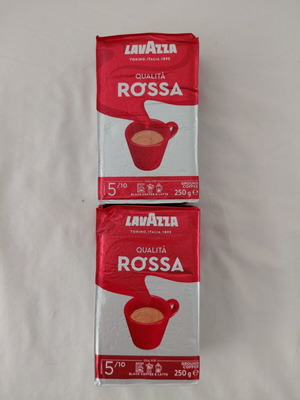 Lavazza Rossa καφές φίλτρου πακέτο 2, 250g έκαστος, καινούργιο