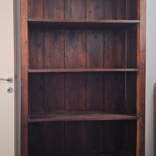 Bookcase handmade, solid wood, Indian style, used