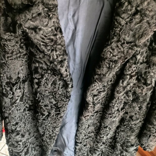 Astrakhan fur black like new