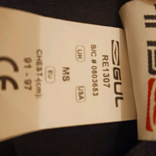 Gul Response 3/2 wetsuit medium short like new for water sports