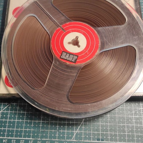 7-Inch Reel-to-Reel Tapes used, set of 8 with analog recordings