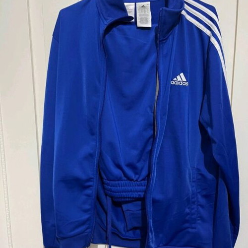 Adidas tracksuit new, medium size, blue