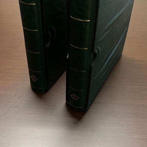Greek stamps used, 1861-2000, in two Pharos albums