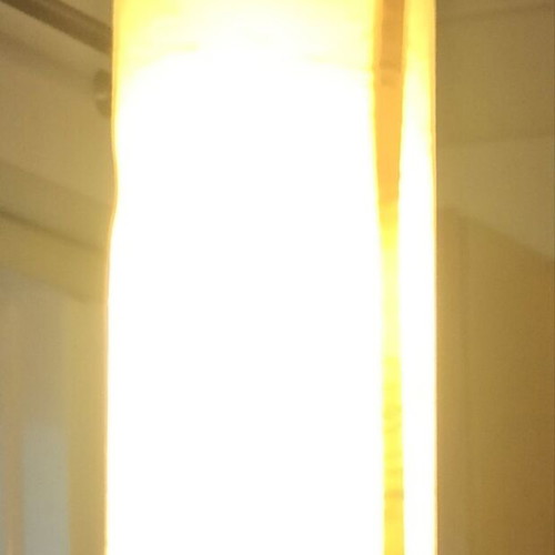 Pendant lights used, pack of 3, yellow with brown patterns