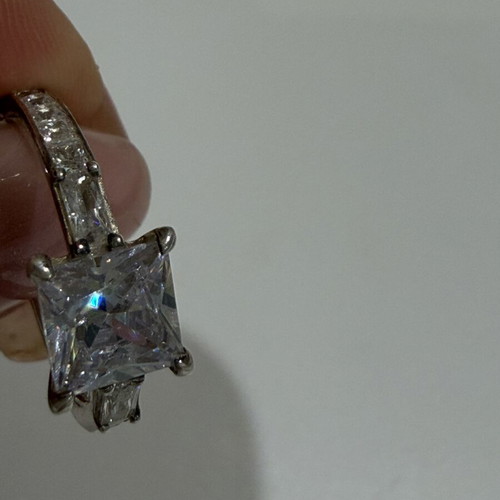 Thomas Sabo ring with white stones silver size 54 brand new