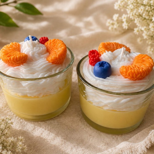Scented Candle with Powder Fragrance new