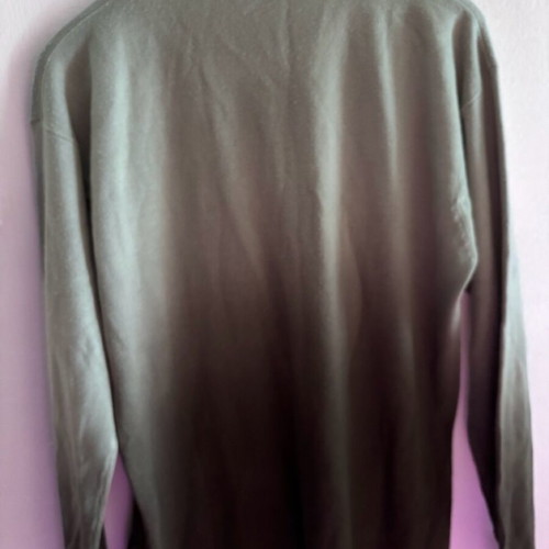 Long-sleeve ombre blouse used No M/L gray