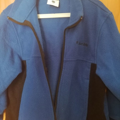 Columbia kids fleece jacket like new, blue for ages 4-6