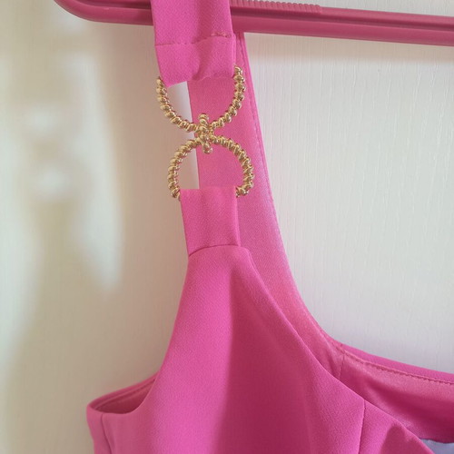 Toi&Moi pink midi mini dress new, size M
