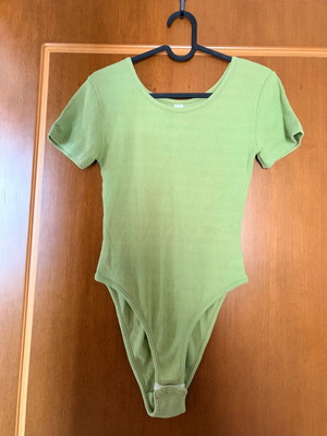 Κορμάκι ριπ πράσινο size L σαν καινούργιο, βαμβακερό