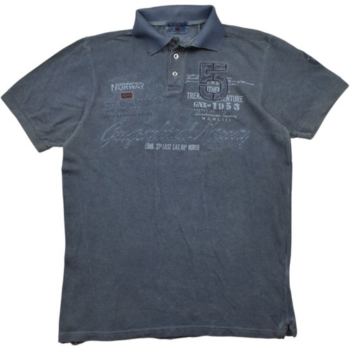 Geographical Norway Grey Polo used, size XXL