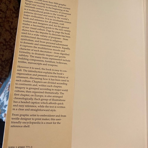 The Encyclopedia of Patterns and Motifs used book in English