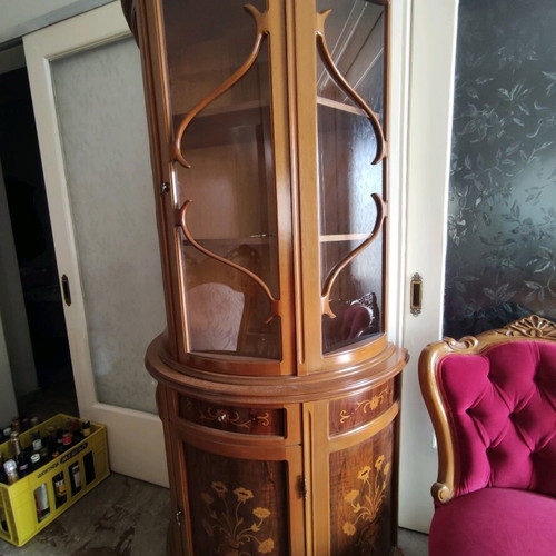 Vintage living room showcase like new