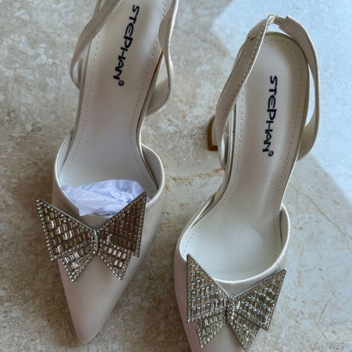 Stephan women's slingback pumps with rhinestones size 37 new