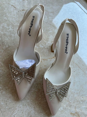 Stephan women's slingback pumps with rhinestones size 37 new
