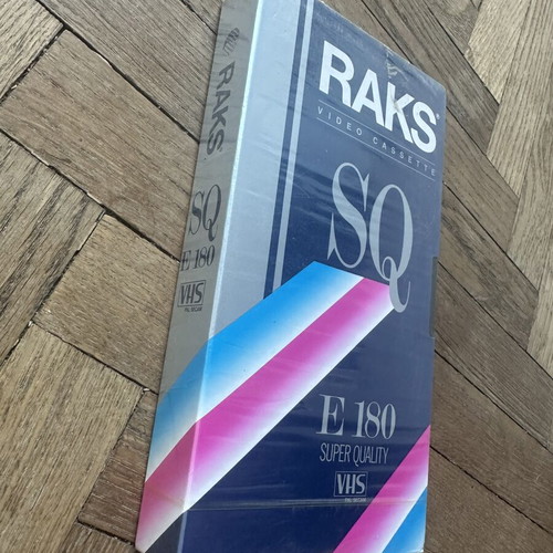 RAKS SQ sealed VHS video cassette