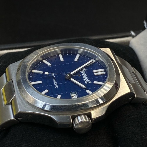 Ingersoll The Catalina Automatic watch like new, blue dial