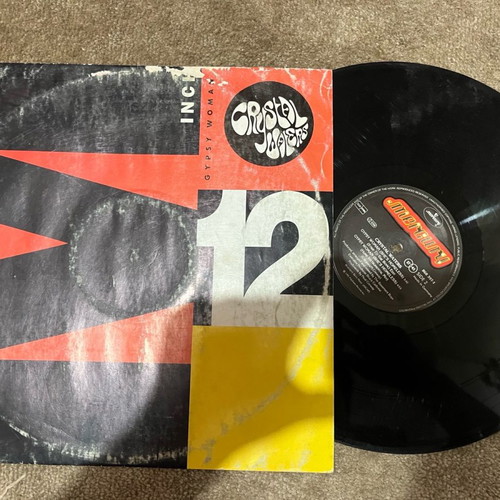 Crystal Waters Gypsy Woman vinyl record used in good condition