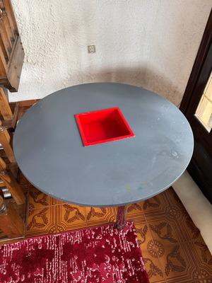 Large children's activity table used