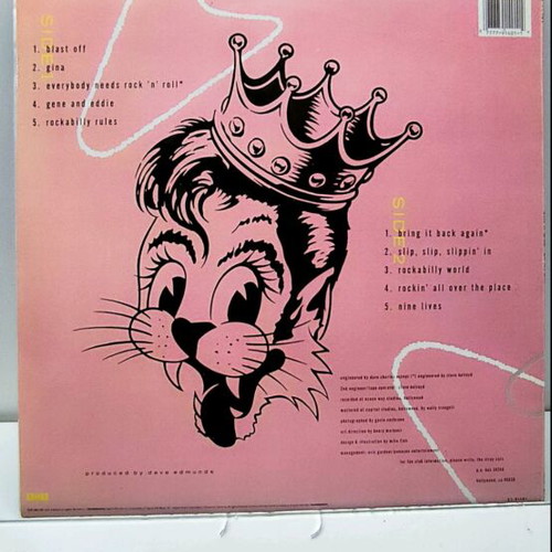 Stray Cats Blast Off! Vinyl LP 1989 like new, rockabilly