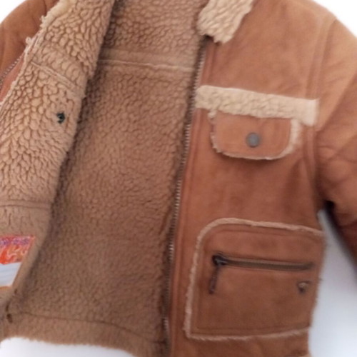 Boy's warm brown jacket, size 92 cm, age 2 years