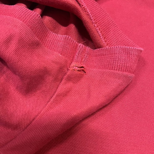 U.S. Polo Assn. red polo shirt XXL used with stains and tears