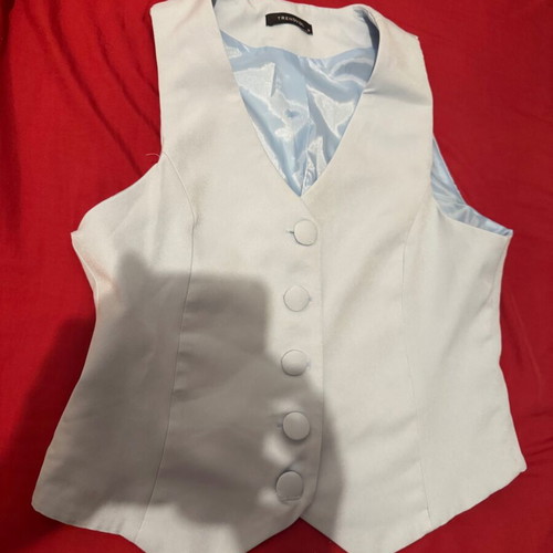 Trendyol women's vest size 38 light blue like new