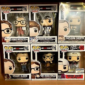 Funko pop The Big Bang Theory Collection + Kevin Smith