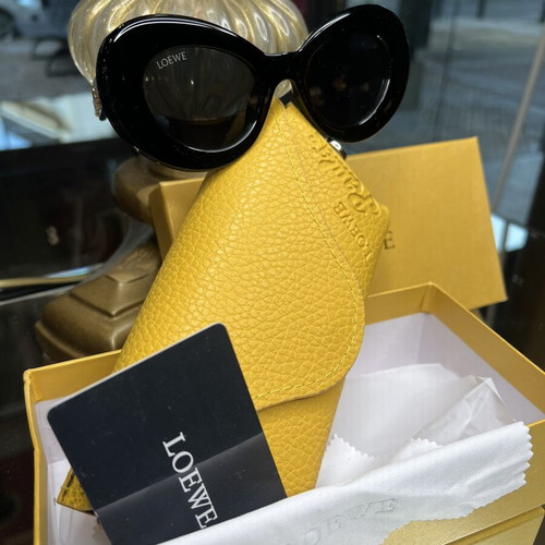 Loewe women's sunglasses new, black with case