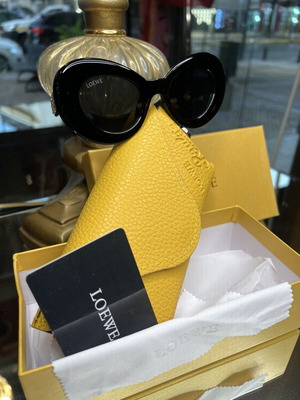 Loewe women's sunglasses new, black with case