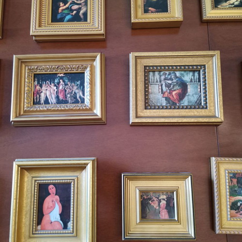 Great Painters authentic ESK replicas, 15 miniature oil paintings new