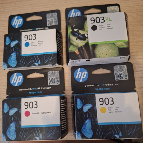 HP 903 & 903XL ink cartridges new, sealed full set