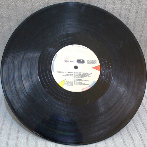 Dust Man King Of The Ghetto 12" vinyl used, Italo-Disco