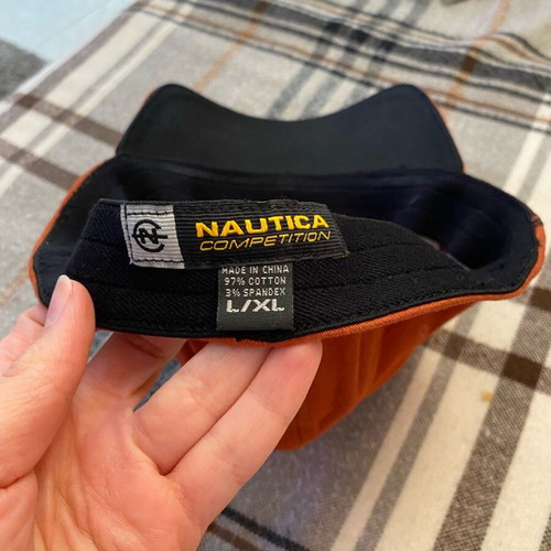 Nautica hat orange L/XL like new