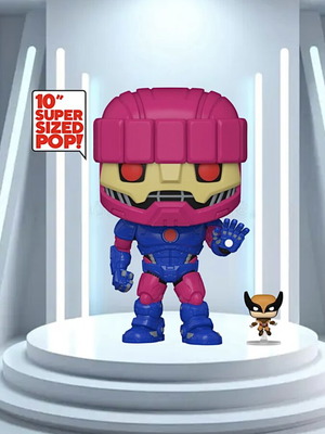 Funko X-Men Jumbo Sentinel με Wolverine Special Edition καινούργιο