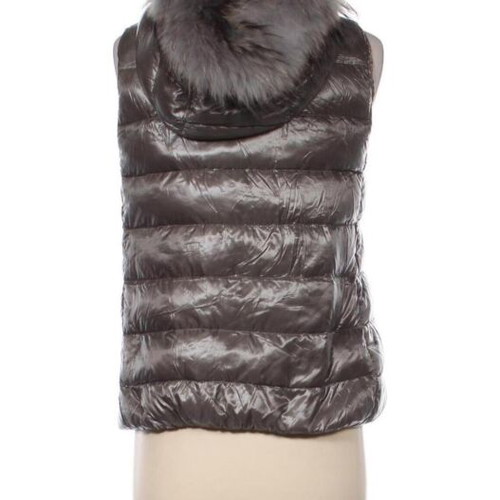 Herno reversible vest with down and natural fur size M like new