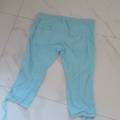 Janina Women Blue 3/4 Pants Size 46 Like New