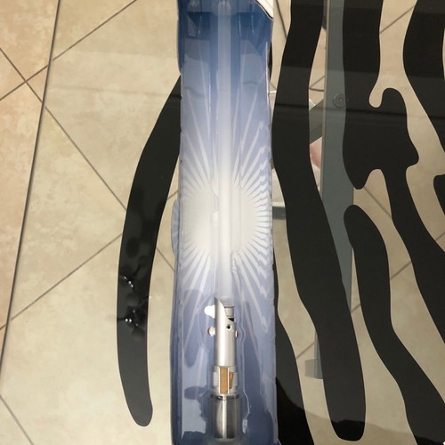 Star Wars USB Lightsaber Lamp new with blue light and rechargeable base