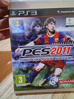 PES 2011 PS3 game used, good condition