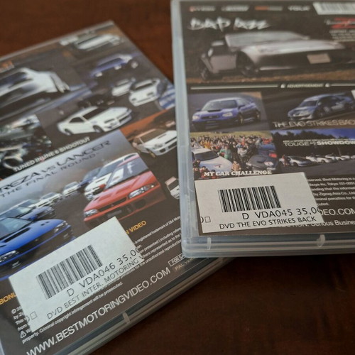 3 Best Motoring collectible car DVDs like new