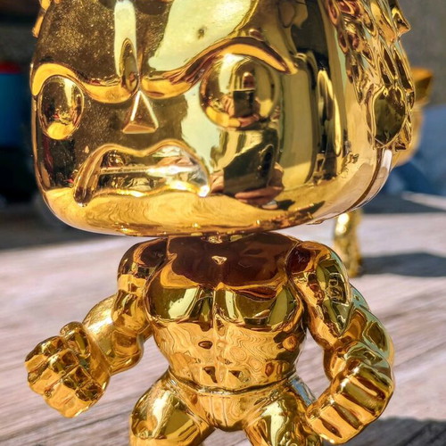 Funko Marvel gold edition used, set of 6