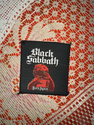 Black Sabbath Born Again patch new for sewing on clothing