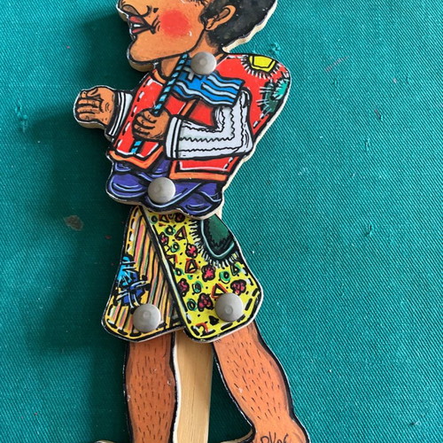 Karagiozis figures, pack of 5 authentic characters
